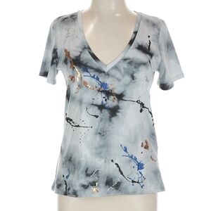 Desigual metallic graphic tee Large